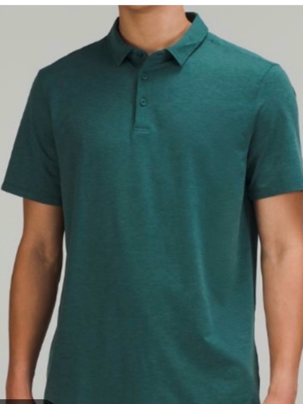 Lululemon Evolution Men's Short Sleeve Polo in Deep Teal